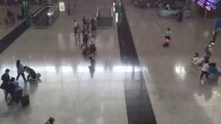 Hong Kong Airport Arrivals Time-Lapse