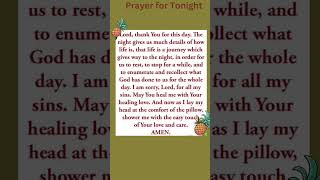 PRAYER!#faith #youtubeshorts #prayerfortoday #jesus #god #christ #nightprayer #prayer #shorts