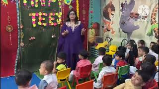 तीज का तयोहार कयो मनाया जाता है | Why teej is celebrated?? Kindergarten Kids