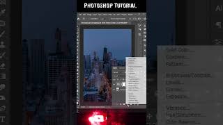 How To Convert Day To Night Effect in Photoshop#shorts