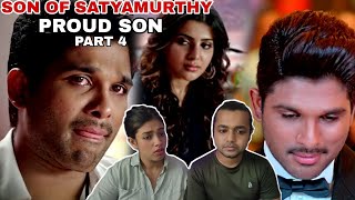 SON OF SATYAMURTHY - PROUD SON | ALLU ARJUN | PART 4 | COUPLE REACTION