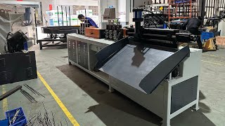 automatic steel wire bar straightening and cutting machine