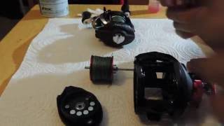 the basic way to clean a bait cast reel