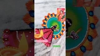 Best Rangoli by Pushpa ki rasoi 🪔⭐😊 #shorts #viral #shortvideo #easy #simple #short #goviral #video