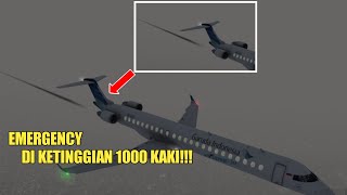 RFS - Real flight simulator - Emergency di ketinggian 1000 kaki