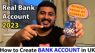 How to OPEN REAL BANK ACCOUNT in UK 🇬🇧 | Without Proof of Address | International Student UK 2023