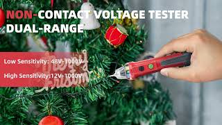 Electrical Test Kit RANGERHINO Multimeter,  Non-Contact Voltage Tester & Outlet Tester GFCI Test