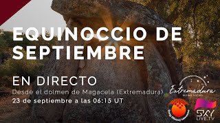 EN DIRECTO: Alineación equinoccial desde el dolmen de Magacela