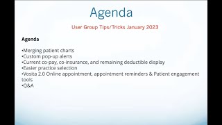 January 2023 - Medisoft Tips & Tricks User Group