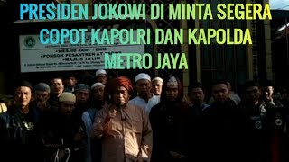 Warga Tasik Minta Presiden Copot Kapolri Dan Kapolda Metro Jaya "Kecam Penembakan 6 Pengikut HRS"