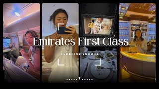 Luxury Redefined! Emirates First Class Experience on A380 and B777 In-Depth Review & Vlog