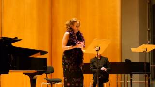 Alexandra Sherman (mezzo-soprano) sings B.Britten "Tell me the Truth about love"