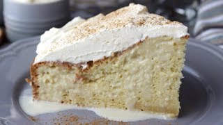 Pastel tres leches sin lactosa