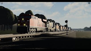 1 hour of Railfanning the Southline District RO-Scale