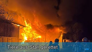 🚒 🚓 Vollbrand von Bauernhof in Söll 🔥🚑