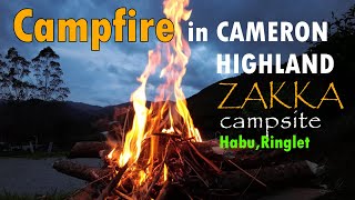 Campfire in CAMERON HIGHLANDS | Zakka campsite | Family dan solo camping di Cameron Highland