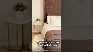 Idea how to make your bed luxurious and cosy #shortshome #youtubeshorts