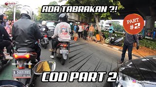 DARI CRASH SAMPE RAZIA TEREKAM SEMUA !! COD PART 2 #motovlog #vlog