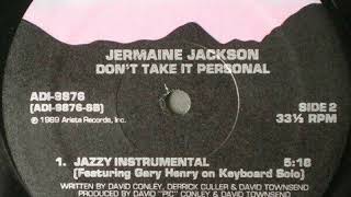 Jermaine Jackson - Don't Take It Personal (Jazzy Instrumental) (1989)