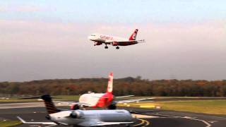 Air Berlin A320 D-ABFU Landing @ EDDL