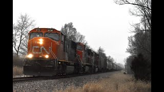 CN 5797 Leads G886 East at Cherry Valley