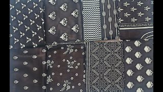 Black and White Dress Collection for Black Lovers | Unstitched Material | Hyderabadi Mom In Dubai