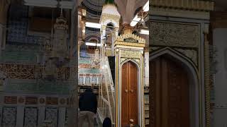 Mimbar of the Prophet Muhammad (ﷺ) Madina  #madinah #makkah #shortsvideo #shortsviral #madinasharif