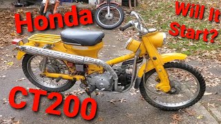 Will It Run? Honda C200 - Predecessor to the CT90