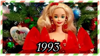 1993 / 28 Years of Holiday Barbie Dolls! / Christmas Collection Advent / 1993 Happy Holidays Doll