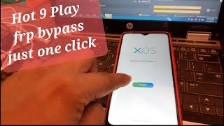 Hot 9 Play frp bypass one click using UnlockTool