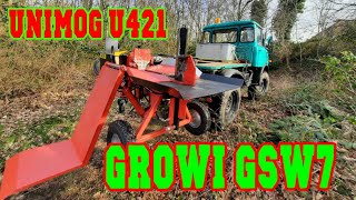 Growi GSW 7 hinter Unimog U421