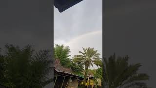 Ada penampakan yang sangat indah pelangi#shorts