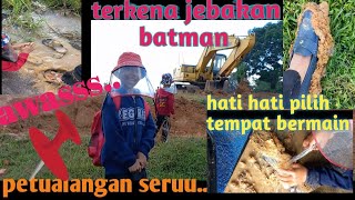 naik#main#bermain#excavator#mau bermain excavator tapi kena jebakan batman sampai ga bisa jalan.seru