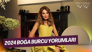 YILIN ŞANSLISI VE VERİMLİSİ! - 2024 Yılı Boğa Burcu Yorumları - Hande Kazanova ile Astroloji