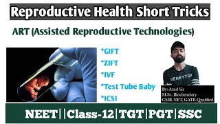 Reproductive Health Short Tricks|ART|IVF|ZIFT|GIFT|ICSI #shorts