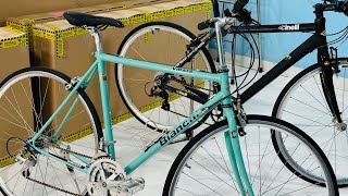 HÀNG HIẾM Xe đạp BIANCHI Virata sản xuất tại Ý group 105, Cinelli Ý càng Carbon. 0975158377