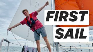 SAILING to The ISLE OF WIGHT On My 21ft Sailboat! Sailing Meraki | Ep.23