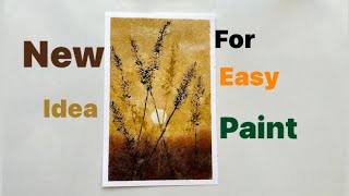 Wheat painting ideas for beginners | easy paint | wheat field