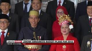 Jokowi Announces Proposed State Budget for 2018