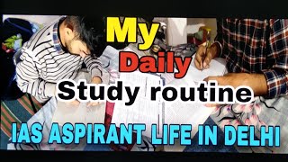 MY FULL DAY 💫STUDY ROUTINE FOR UPSC 2025 SHARING MY STRATEGY FOR UPSC 2025  🥺LIFE OF AN IAS ASPIRANT