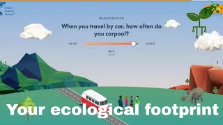 Ecological footprint | Earth Resources | meriSTEM