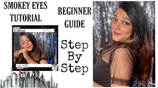 Glitter Smoky Eye Tutorial || Beginners Guide || EASY #makeup#easy#tutorial#smokyeyes#guide