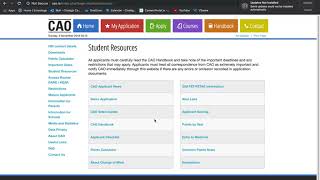 Introduction to CAO website