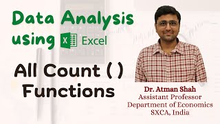 Count (), Countif () and Countifs () functions in Excel || Excel Tutorial || Dr. Atman Shah