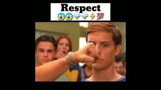 RESPECT #shorts #respect #spiderman