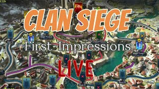 Clan Siege First Impressions Live Stream Raid Shadow legends