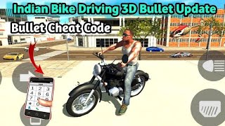 indian bike driving 3d bullet code ||indian bike driving 3d new update bullet