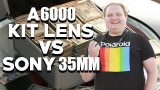 SONY A6000 KIT LENS vs 35MM F/1.8 - Portrait Shoot Review and Comparison