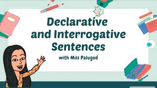 Declarative and Interrogative Sentences