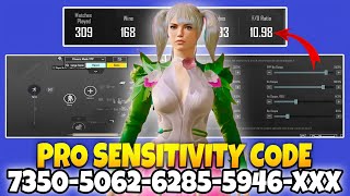 BGMI 3.2 UPDATE 🔥 BEST SENSITIVITY SETTINGS | BGMI SENSITIVITY CODE TODAY | BGMI 4 FINGER CONTROL.